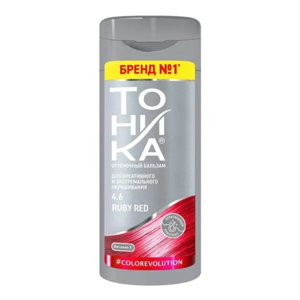 Tonika-Ruby-Red-4-6-150ml-600x600-1.webp شامپو رنگ مو تونیکا رنگ قرمز یاقوتی شماره 4.6 - Image 1
