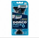 خود تراش 6 لبه دورکو ( Dorco Pace 6 Portable ) بسته 3 عددی