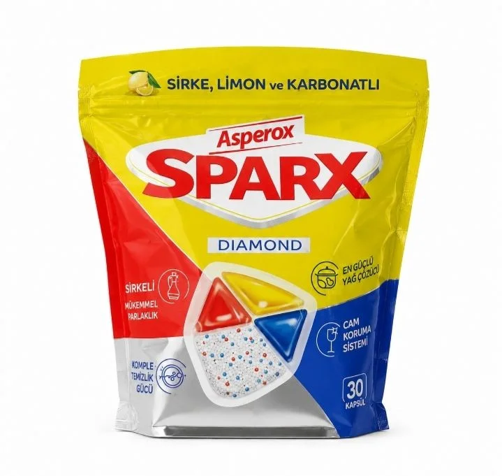 -2147483648_-210520 قرص ماشین ظرفشویی اسپروکس مدل Sparx Diamond بسته 30 عددی - Image 1