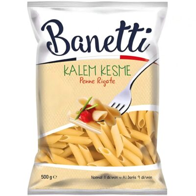 ماکارونی فرمی پنه بانتی Banetti Kalem Kesme وزن ۵۰۰ گرم