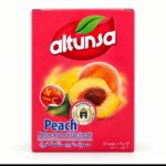 پودر نوشیدنی فوری هلو آلتونسا (Altunsa) | بسته ۲۴ ساشه‌ای | طعم طبیعی و سرشار از ویتامین C