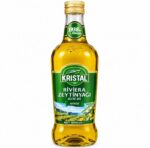 روغن زیتون 1 لیتری کریستال اصل( KRISTAL ) شیشه ای فاقد مواد نگهدارنده