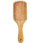 برس چوبی بامبو اورجینال مدل مستطیل ( کاهش شکستگی و ریزش مو ، ضد الکتریسیته) - Image 2