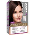 کیت رنگ مو بدون آمونیاک آسه asse دو تیوپه شماره 5.35 اصل و اورجينال