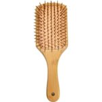 برس چوبی بامبو اورجینال مدل مستطیل ( کاهش شکستگی و ریزش مو ، ضد الکتریسیته)