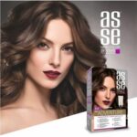 کیت رنگ مو بدون آمونیاک آسه asse دو تیوپه شماره 6.0 - Image 2